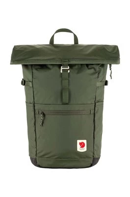 Fjallraven plecak High Coast Foldsack 24L kolor zielony duży gładki F23222.623