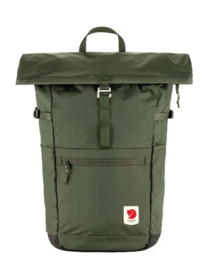 Fjallraven plecak High Coast Foldsack 24L kolor zielony duży gładki F23222.623