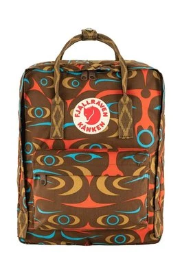 Fjallraven plecak Kanken Art kolor czerwony duży wzorzysty F23200255