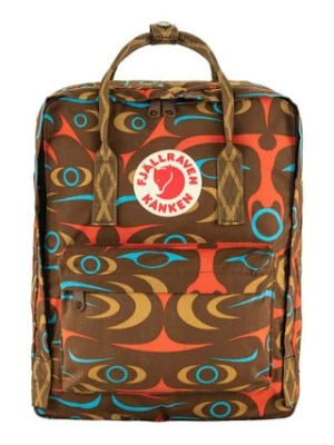 Fjallraven plecak Kanken Art kolor czerwony duży wzorzysty F23200255