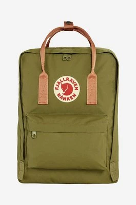 Fjallraven plecak Kanken F23510 631-241 kolor zielony duży z aplikacją F23510.631.241-241