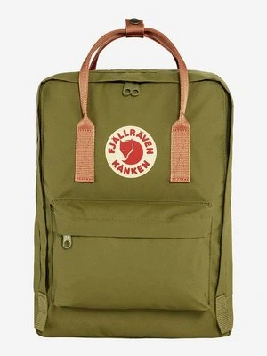 Fjallraven plecak Kanken F23510 631-241 kolor zielony duży z aplikacją F23510.631.241-241