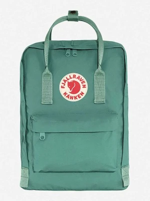 Fjallraven plecak Kanken kolor zielony duży gładki F23510.664-664