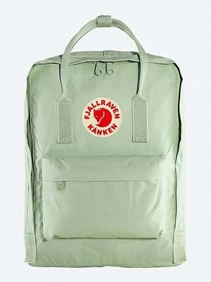 Fjallraven plecak Kanken kolor zielony duży z aplikacją F23510.600-600