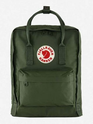 Fjallraven plecak Kanken kolor zielony duży z aplikacją F23510.660-660