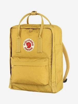 Fjallraven plecak Kanken kolor żółty duży z aplikacją F23510.135-135