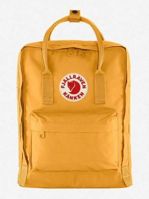 Fjallraven plecak Kanken kolor żółty duży z aplikacją F23510.160-160