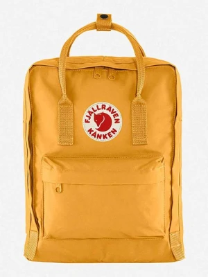 Fjallraven plecak Kanken kolor żółty duży z aplikacją F23510.160-160