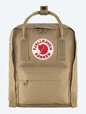 Fjallraven plecak Kanken Mini kolor brązowy mały z aplikacją F23561.221-221