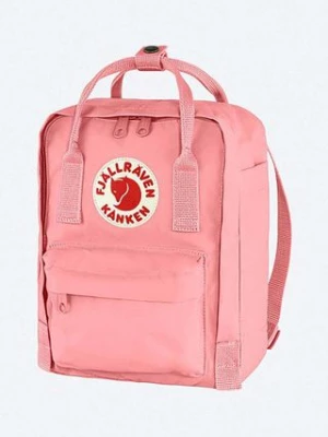 Fjallraven plecak Kanken Mini kolor różowy mały z aplikacją F23561.312-312