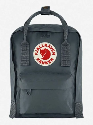 Fjallraven plecak Kanken Mini kolor szary mały z aplikacją F23561.031-031