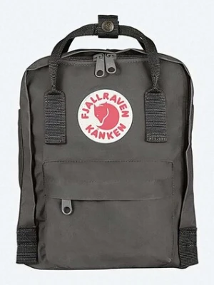 Fjallraven plecak Kanken Mini kolor szary mały z aplikacją F23561.46-46