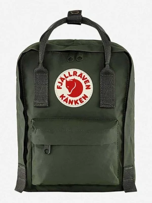 Fjallraven plecak Kanken Mini kolor zielony duży gładki F23561.660-660
