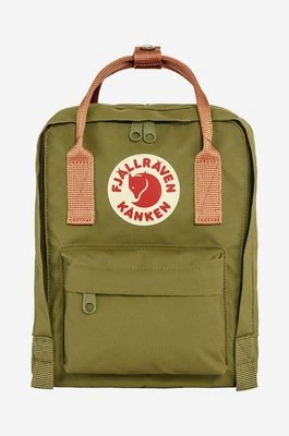 Fjallraven plecak Kanken Mini kolor zielony mały z aplikacją F23561.631.241-241