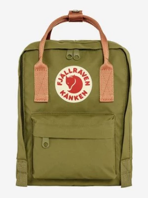 Fjallraven plecak Kanken Mini kolor zielony mały z aplikacją F23561.631.241-241