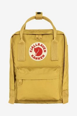 Fjallraven plecak Kanken Mini kolor żółty mały z aplikacją F23561.135-135