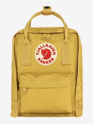 Fjallraven plecak Kanken Mini kolor żółty mały z aplikacją F23561.135-135