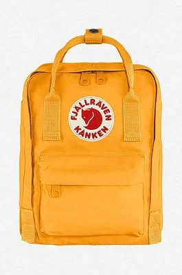 Fjallraven plecak Kanken Mini kolor żółty mały z aplikacją F23561.141-141