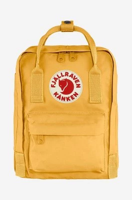 Fjallraven plecak Kanken Mini kolor żółty mały z aplikacją F23561.160-160