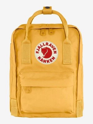 Fjallraven plecak Kanken Mini kolor żółty mały z aplikacją F23561.160-160