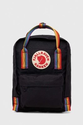 Fjallraven plecak Kanken Rainbow Mini kolor czarny mały wzorzysty