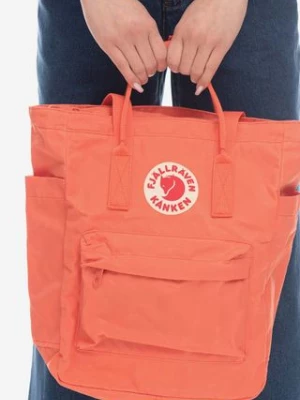 Fjallraven plecak Kanken Totepack kolor pomarańczowy duży gładki F23710.350-350