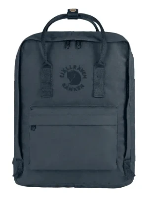 Fjallraven plecak Re-Kanken kolor granatowy duży gładki F23548