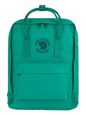 Fjallraven plecak Re-Kanken kolor zielony duży gładki F23548