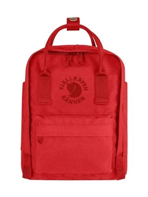 Fjallraven plecak Re-Kanken Mini kolor czerwony mały z aplikacją F23549