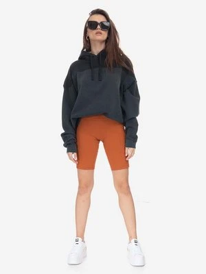 Fjallraven szorty Abisko damskie kolor pomarańczowy gładkie high waist