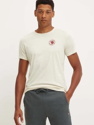 Fjallraven t-shirt 1960 Logo T-shirt męski kolor beżowy F87313.113