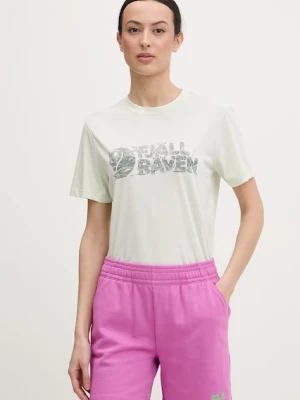 Fjallraven t-shirt damski z bawełną Lush