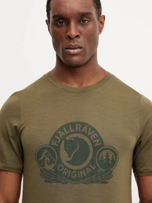 Fjallraven t-shirt sportowy Abisko Wool Classic