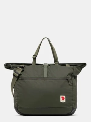 Fjallraven torebka High Coast Tote 30L kolor zielony F23200331