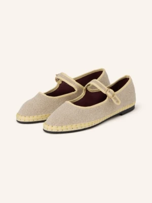 Flabelus Baleriny Mary Jane Imelda beige