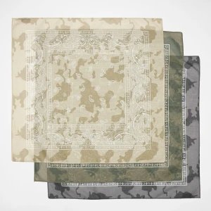 Flag Label Basic Logo Paisley Bandana Camo (3 Pack), markiSNIPES, Akcesoria, w kolorze wielokolorowy, rozmiar: