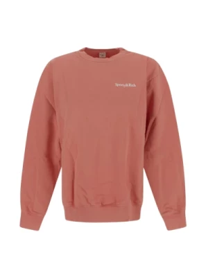 Flamingo Pink Crewneck Sweater Sporty & Rich