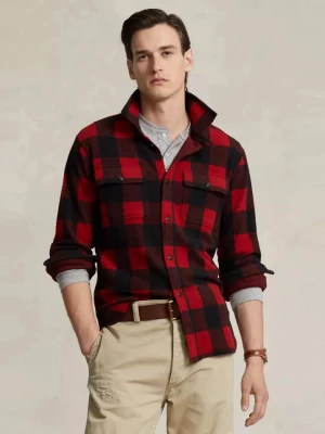 Flanelowa koszula w kartę Classic Fit