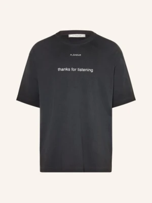 Flâneur Koszulka Oversize Listening schwarz FLÂNEUR