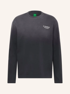 Flâneur Oversized Koszulka Z Długim Rękawem Sound &Amp; Design schwarz FLÂNEUR