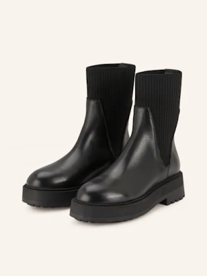 Flattered Botki Chelsea Aurora schwarz