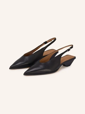 Flattered Czółenka Z Odkrytą Piętą Avalon schwarz