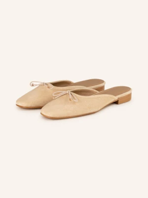 Flattered Klapki Typu Mules Malva beige