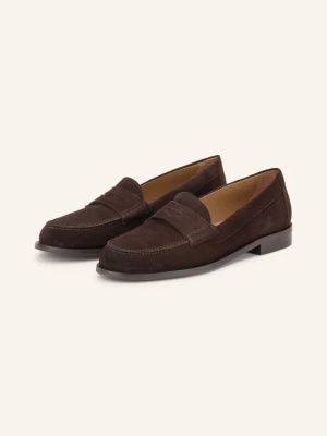 Flattered Penny Loafers Sage braun CIEMNOBRĄZOWY