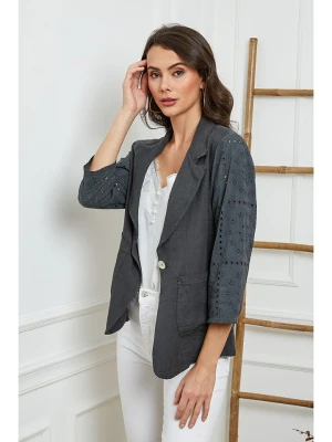 Fleur de Lin Blezer w kolorze antracytowym rozmiar: L