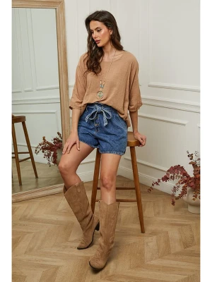 Fleur de Lin Bluzka "Guimauve" w kolorze karmelowym rozmiar: XL