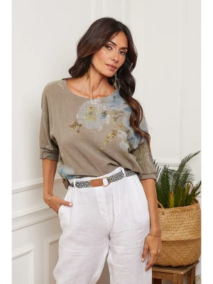 Fleur de Lin Bluzka "Johnson" w kolorze beżowym rozmiar: M
