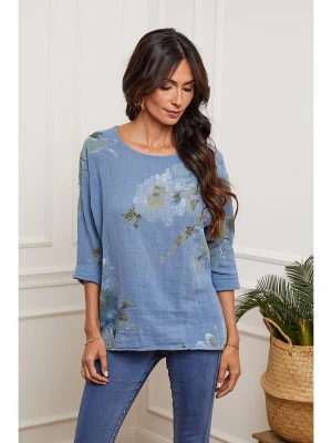Fleur de Lin Bluzka "Johnson" w kolorze niebieskim rozmiar: XL