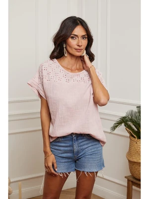 Fleur de Lin Koszulka "Lutarce" w kolorze jasnoróżowym rozmiar: XL