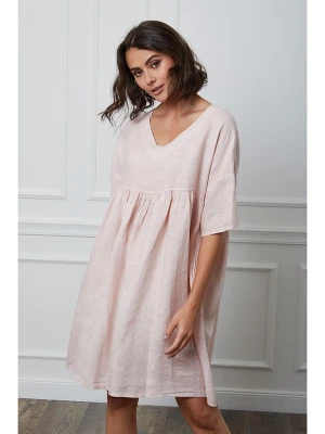 Fleur de Lin Lniana sukienka "Etsy" w kolorze jasnoróżowym rozmiar: M